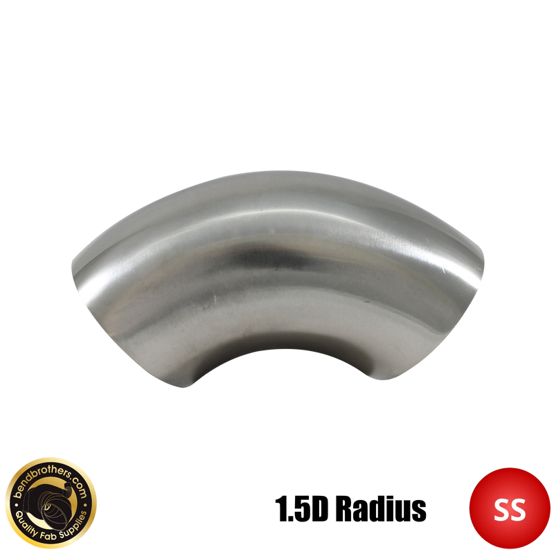 Load image into Gallery viewer, 3 inch 304 stainless 90 degree 1.5D mandrel elbow
