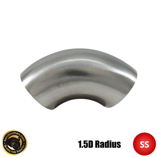 3 inch 304 stainless 90 degree 1.5D mandrel elbow