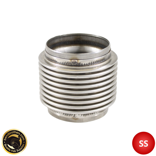 3 inch 304 stainless super flow flex bellow