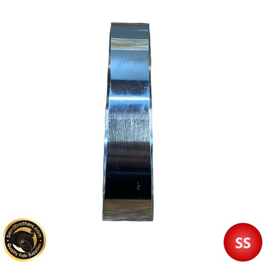 4 Zoll (101mm) 304 Edelstahl Pie Cut - 1.5D loser Radius - 1.6mm Wandstärke - 5 Stück (insgesamt 45°)