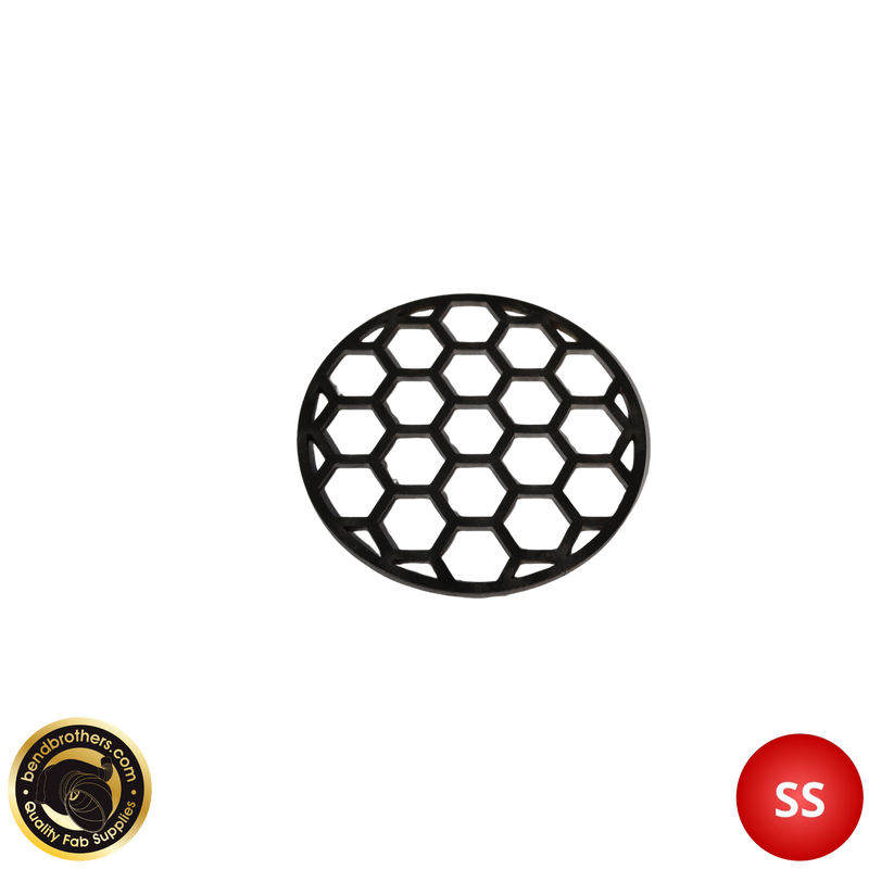 Load image into Gallery viewer, 4" (98mm) Honeycomb Snorkel End Cap - 304 Stainless Steel
