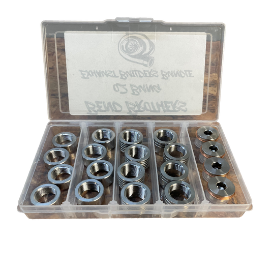 Exhaust Builders o2 Bung Bundle