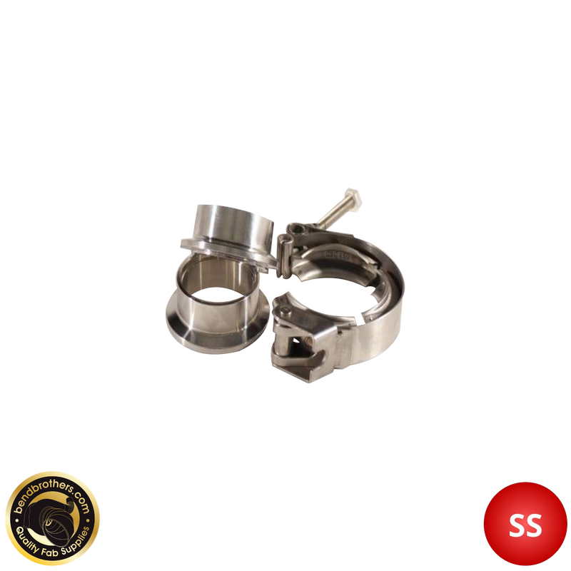 Load image into Gallery viewer, 2 1/4" Inch (57mm) V Band Clamp Kit - 304 Stainless Steel
