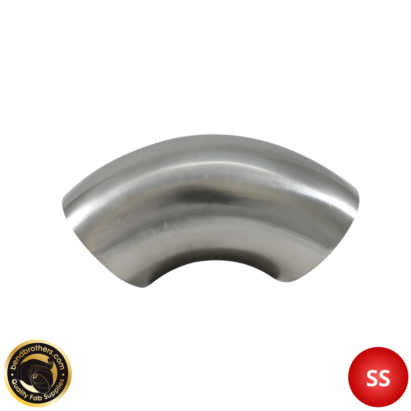 Load image into Gallery viewer, 2.5" (63mm) 304 Stainless Steel 90° Elbow - 1.2D Radius - 1.6mm Wall
