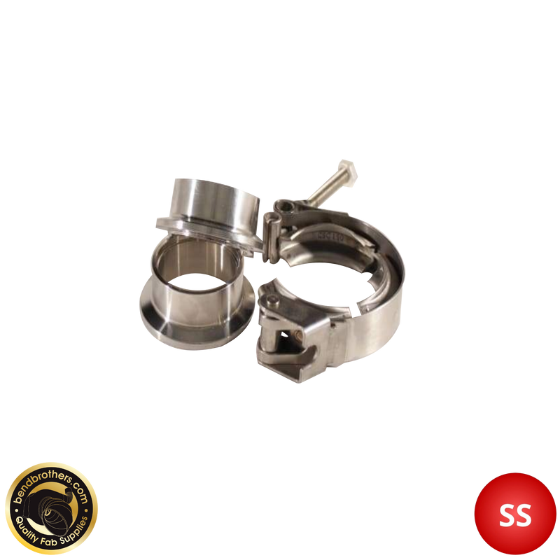Load image into Gallery viewer, 2 1/4" Inch (57mm) V Band Clamp Kit - 304 Stainless Steel
