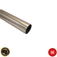 3 inch 304 stainless steel exhaust tube 1.6mm wall polished finish