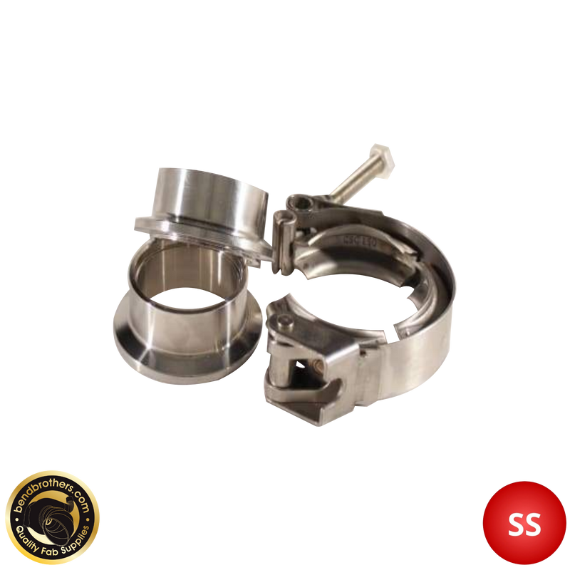 Load image into Gallery viewer, 3 1/2" Inch (89mm) V Band Clamp Kit - 304 Stainless Steel
