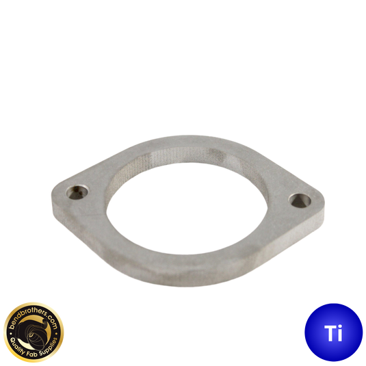 4 Zoll (101 mm) 2-Loch Titanflansch 8 mm dick