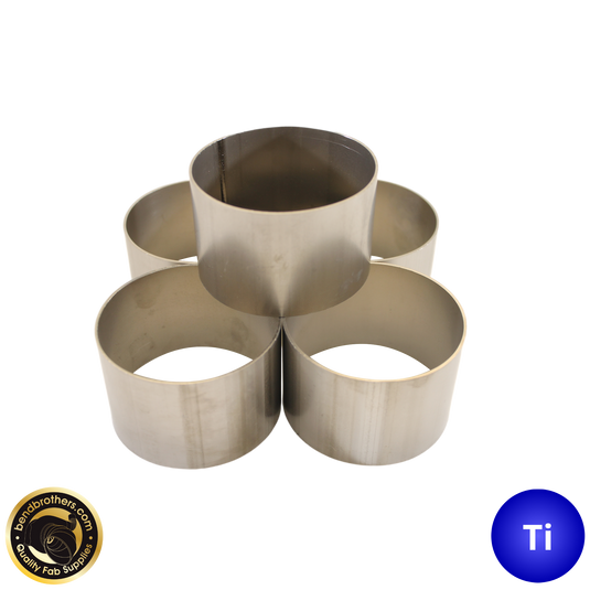 WIG-Schweißübungsset - Titanrohr-Coupons